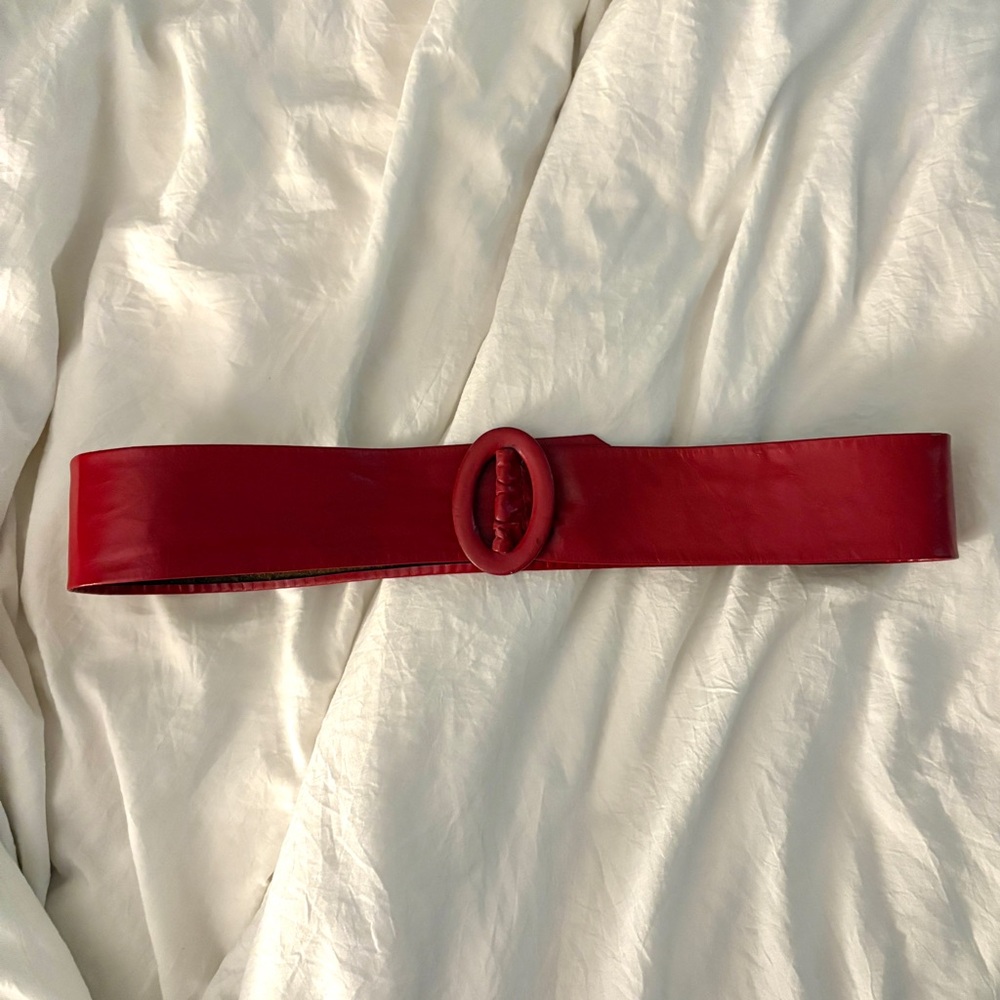 Vintage Red Women's Belt